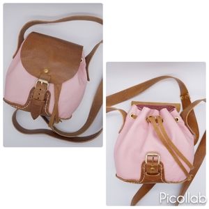"Mini-Leather Addict" Bucket Bag